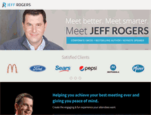 Tablet Screenshot of meetjeffrogers.com